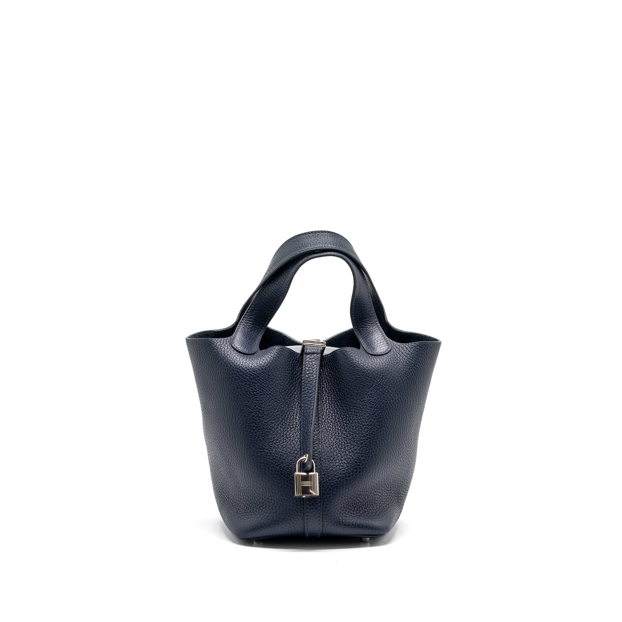 HERMES PICOTIN 18 CLEMENCE DARK BLUE SHW