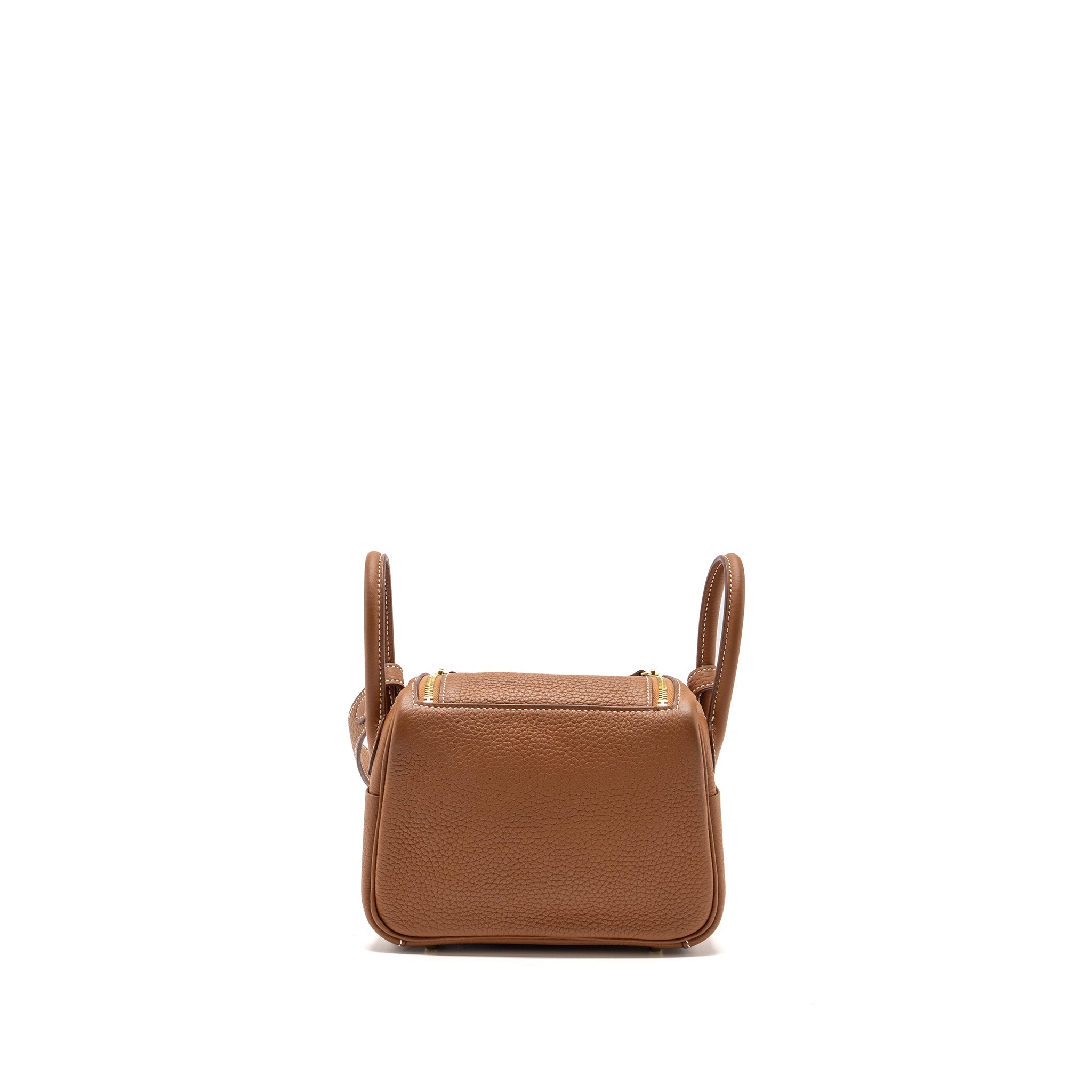 HERMES MINI LINDY CLEMENCE GOLD GHW