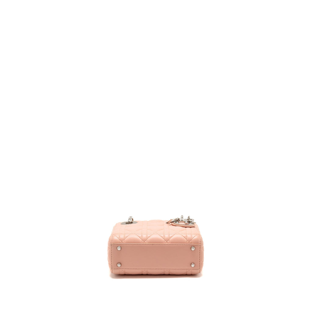 DIOR MINI LADY DIOR LAMBSKIN LIGHT PINK SHW