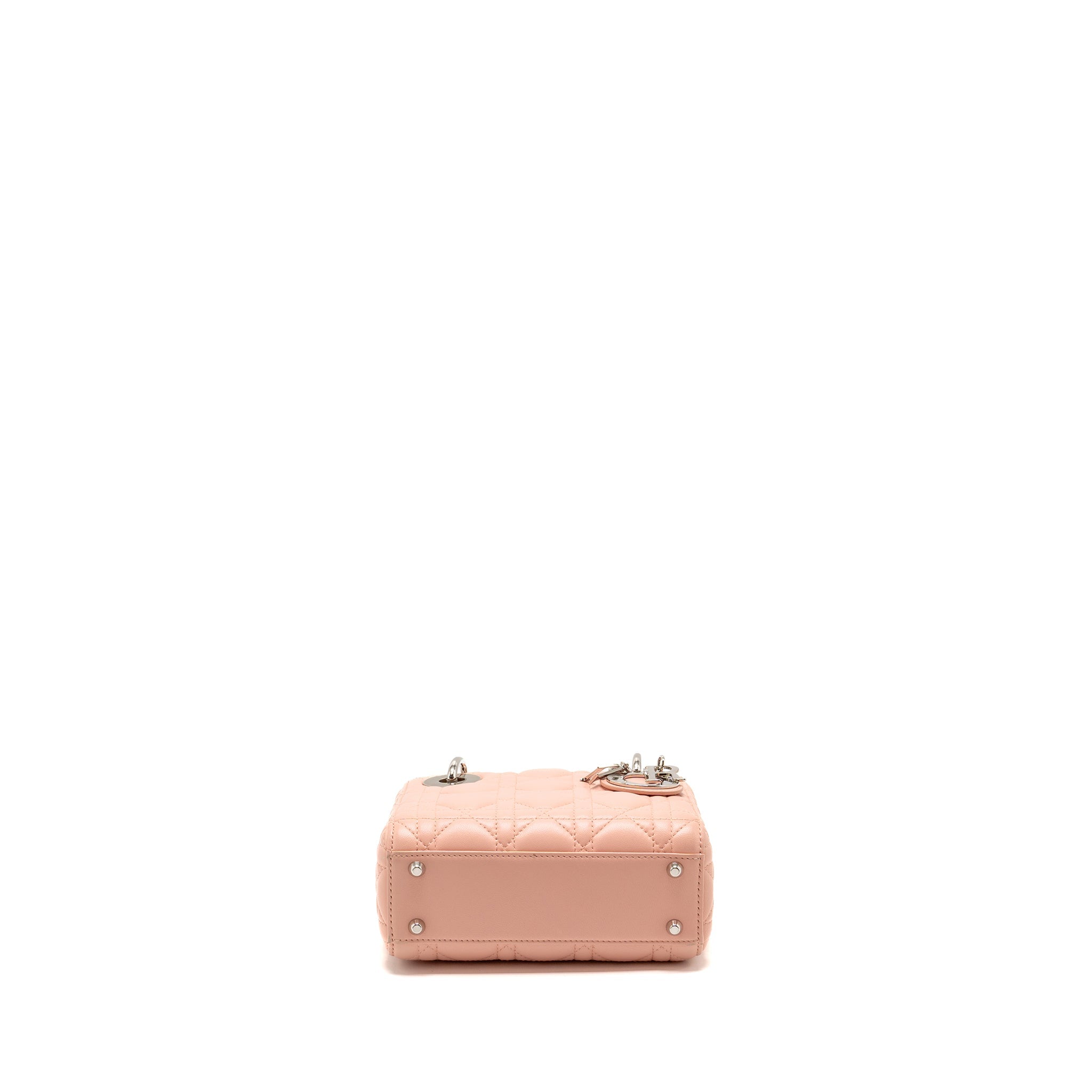 DIOR MINI LADY DIOR LAMBSKIN LIGHT PINK SHW