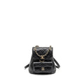 CHANEL MINI DUMA BACKPACK CALFSKIN BLACK LGHW (MICROCHIP)