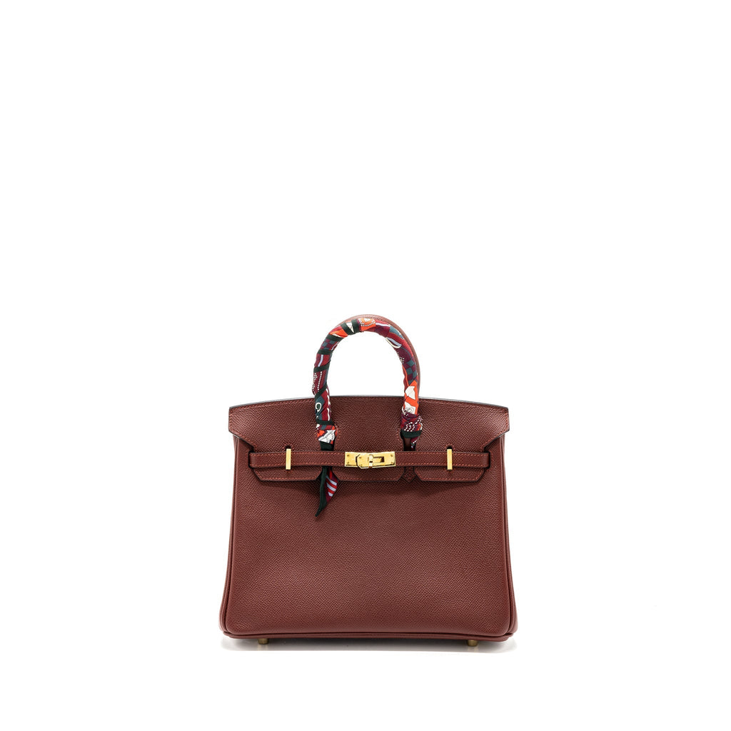 HERMES BIRKIN 25 EPSOM ROUGE H GHW