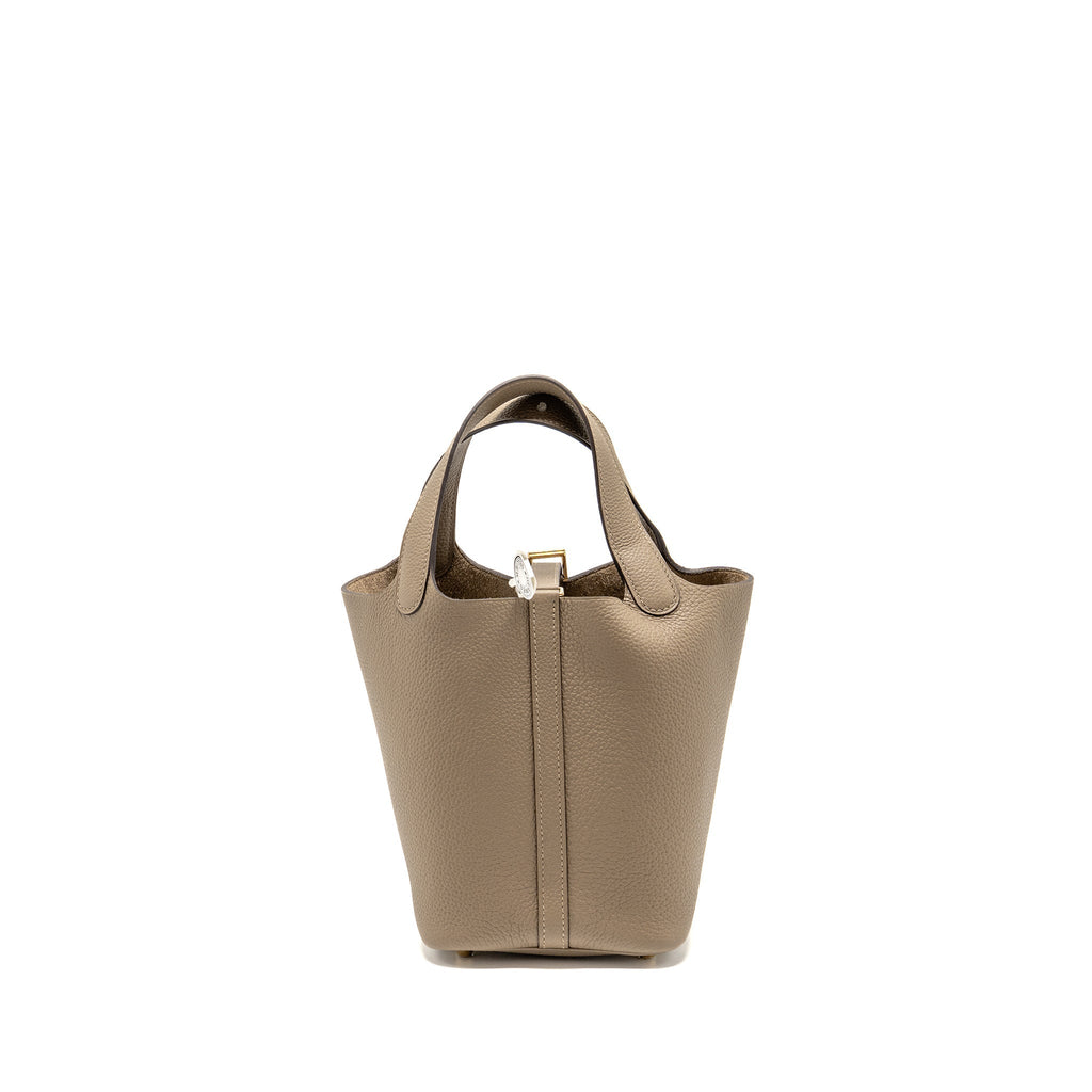 HERMES PICOTIN 18 LOCK BAG CLEMENCE M1 ORIGAN GHW