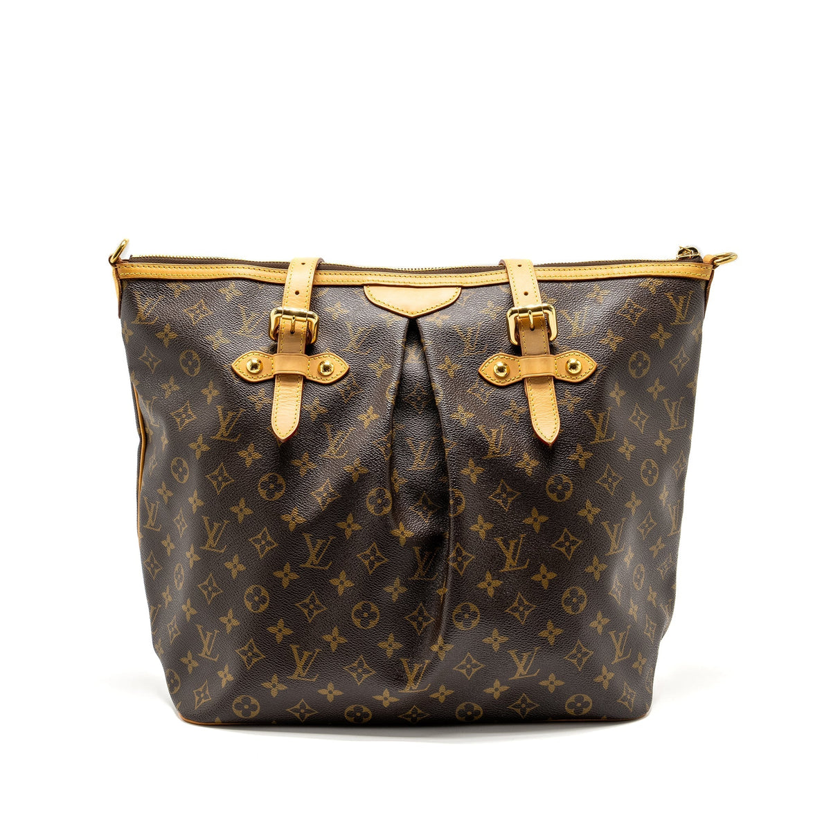 LOUIS VUITTON PALERMO GM TOTE BAG MONOGRAM CANVAS GHW
