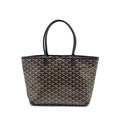 GOYARD ARTOIS PM TOTE BAG GOYARDLINE CANVAS BLACK SHW