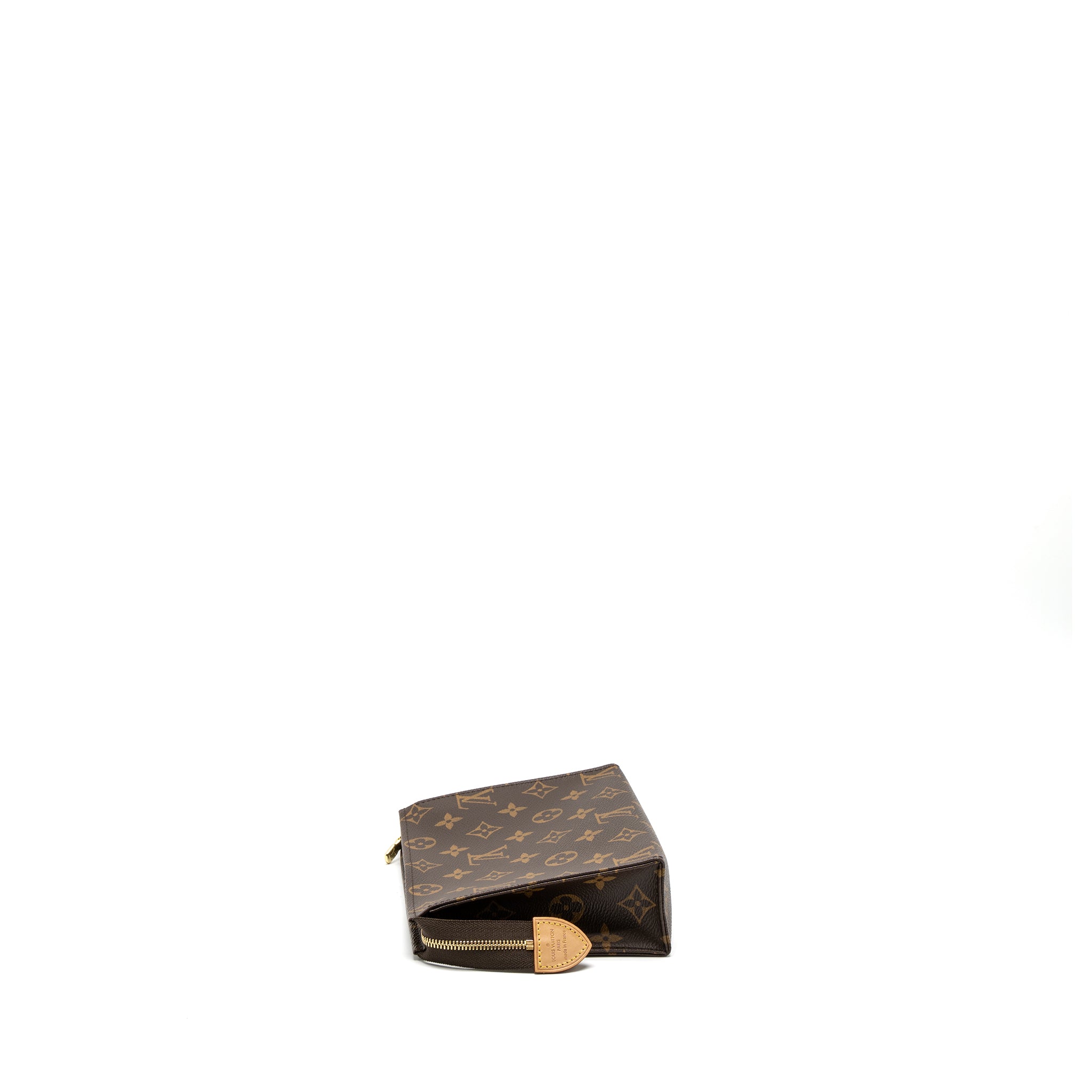 LOUIS VUITTON TOILETRY POCHETTE 19 MONOGRAM CANVAS GHW