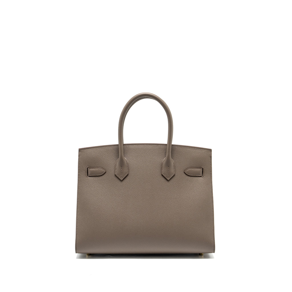 HERMES BIRKIN 30 SELLIER EPSOM GRIS ETAIN GHW