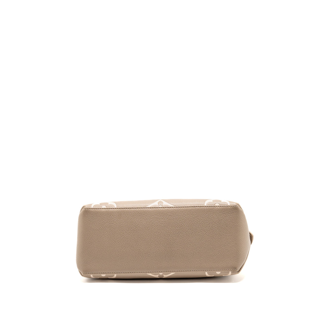 LOUIS VUITTON PETIT PALAIS BAG BICOLOUR MONOGRAM EMPREINTE LEATHER TOURTERELLE/CREME GHW