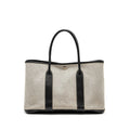 HERMES VINTAGE GARDEN PARTY 36 CANVAS/NEGONDA BLACK/ECRU SHW