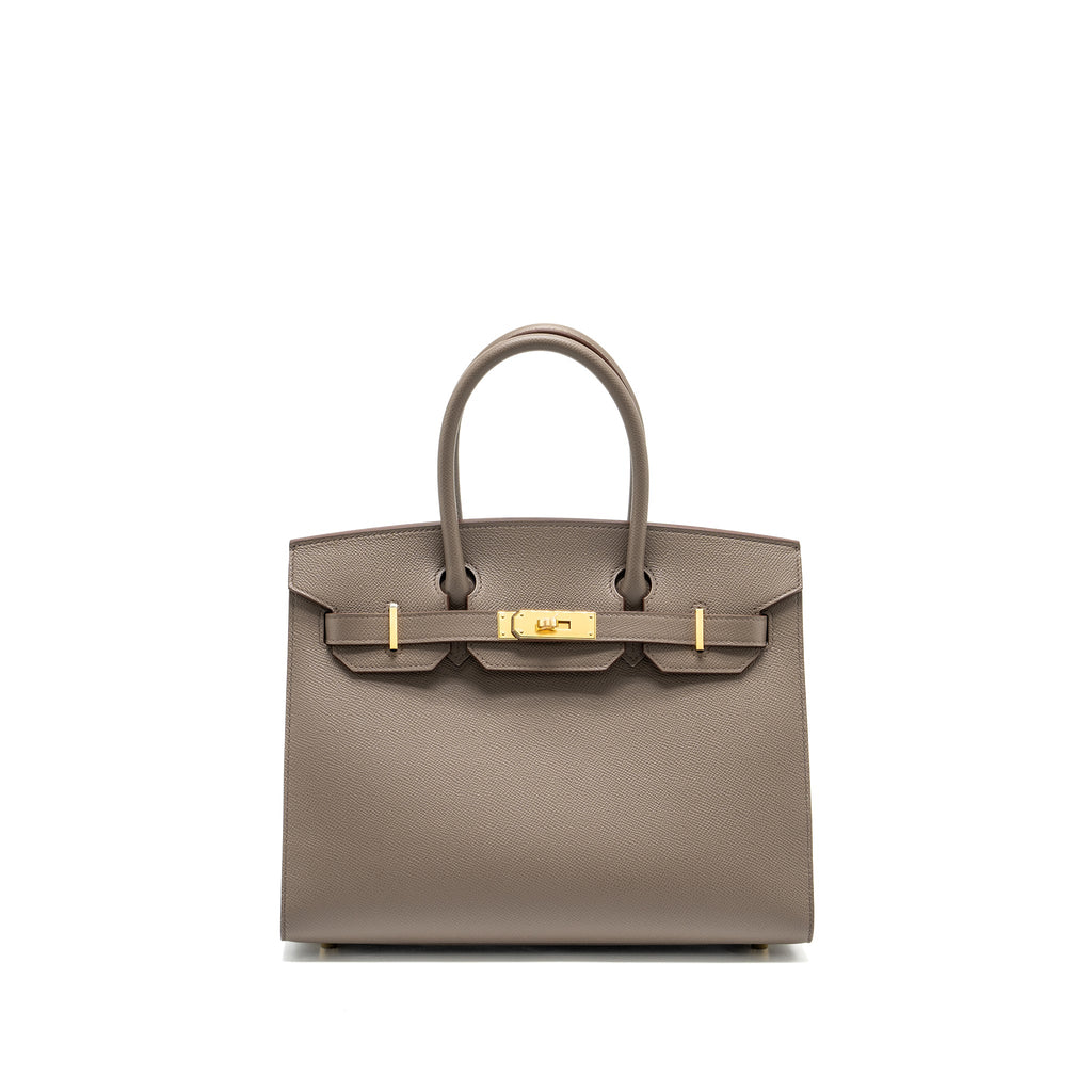 HERMES BIRKIN 30 SELLIER EPSOM GRIS ETAIN GHW