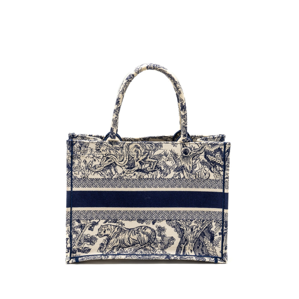 DIOR MEDIUM BOOK TOTE TOILE DE JOUY EMBROIDERY