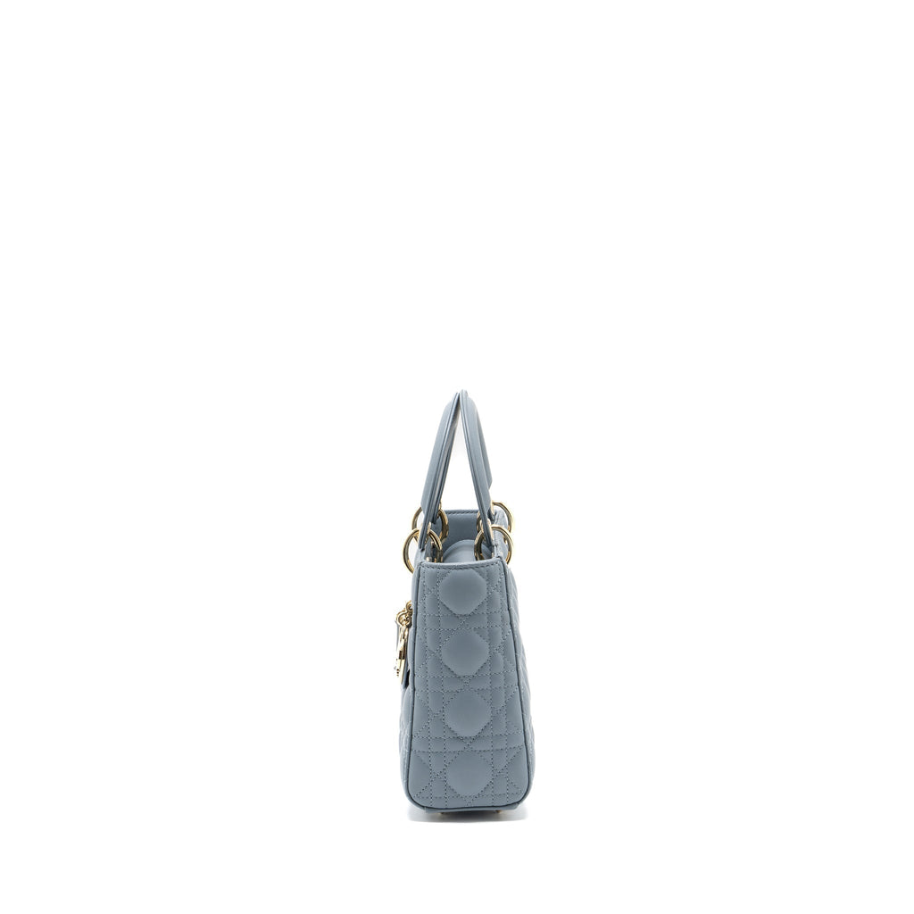 DIOR MY ABC SMALL LADY DIOR LAMBSKIN LIGHT BLUE LGHW