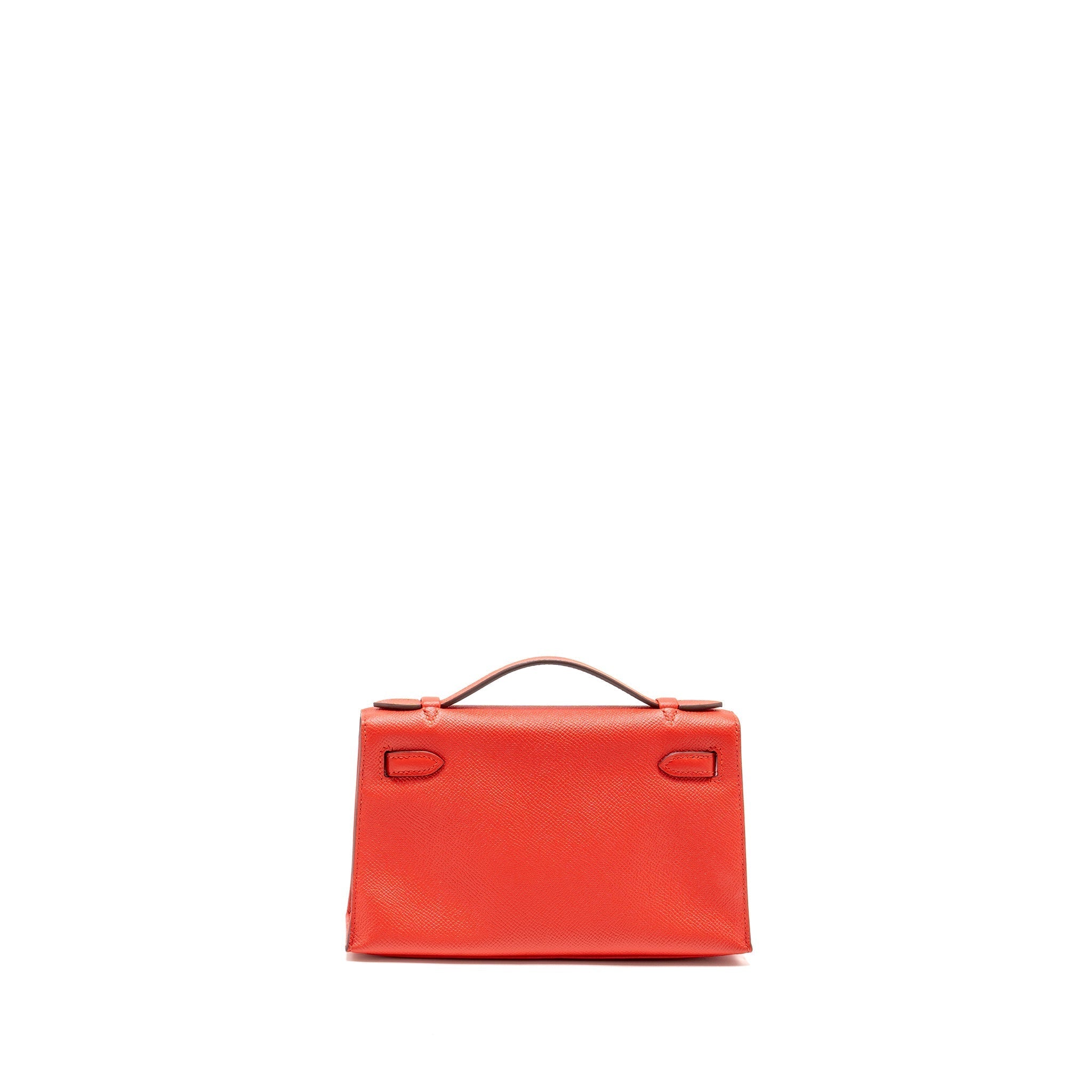 HERMES KELLY POCHETTE EPSOM Q5 ROUGE CASAQUE GHW