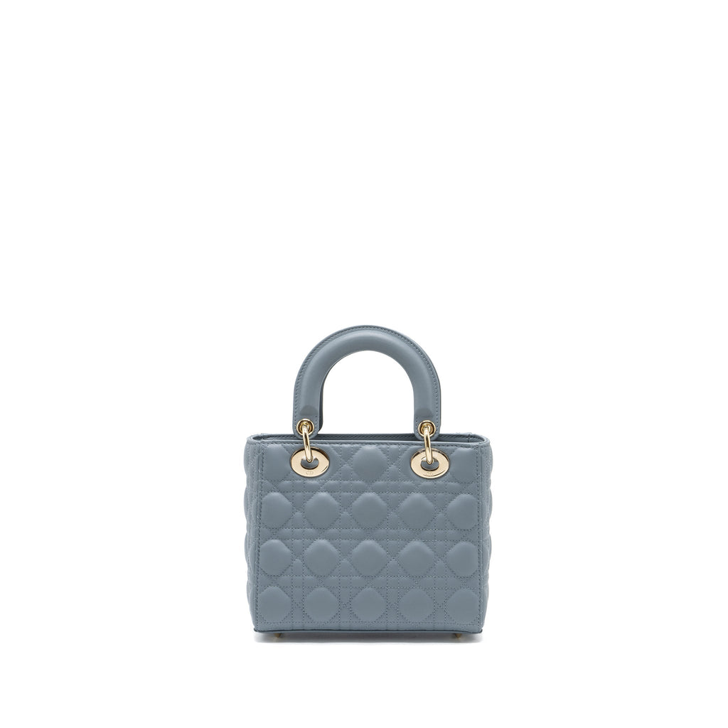 DIOR MY ABC SMALL LADY DIOR LAMBSKIN LIGHT BLUE LGHW