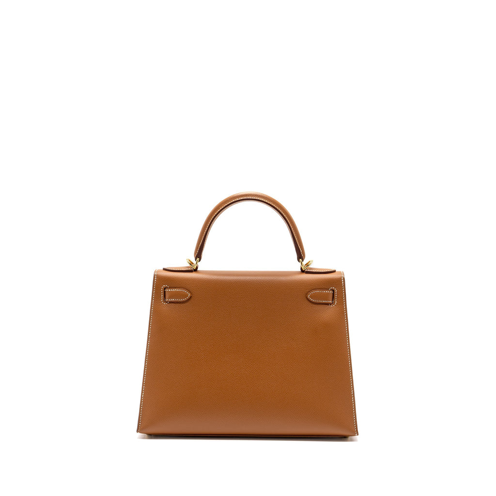 HERMES KELLY 28 SELLIER EPSOM GOLD GHW