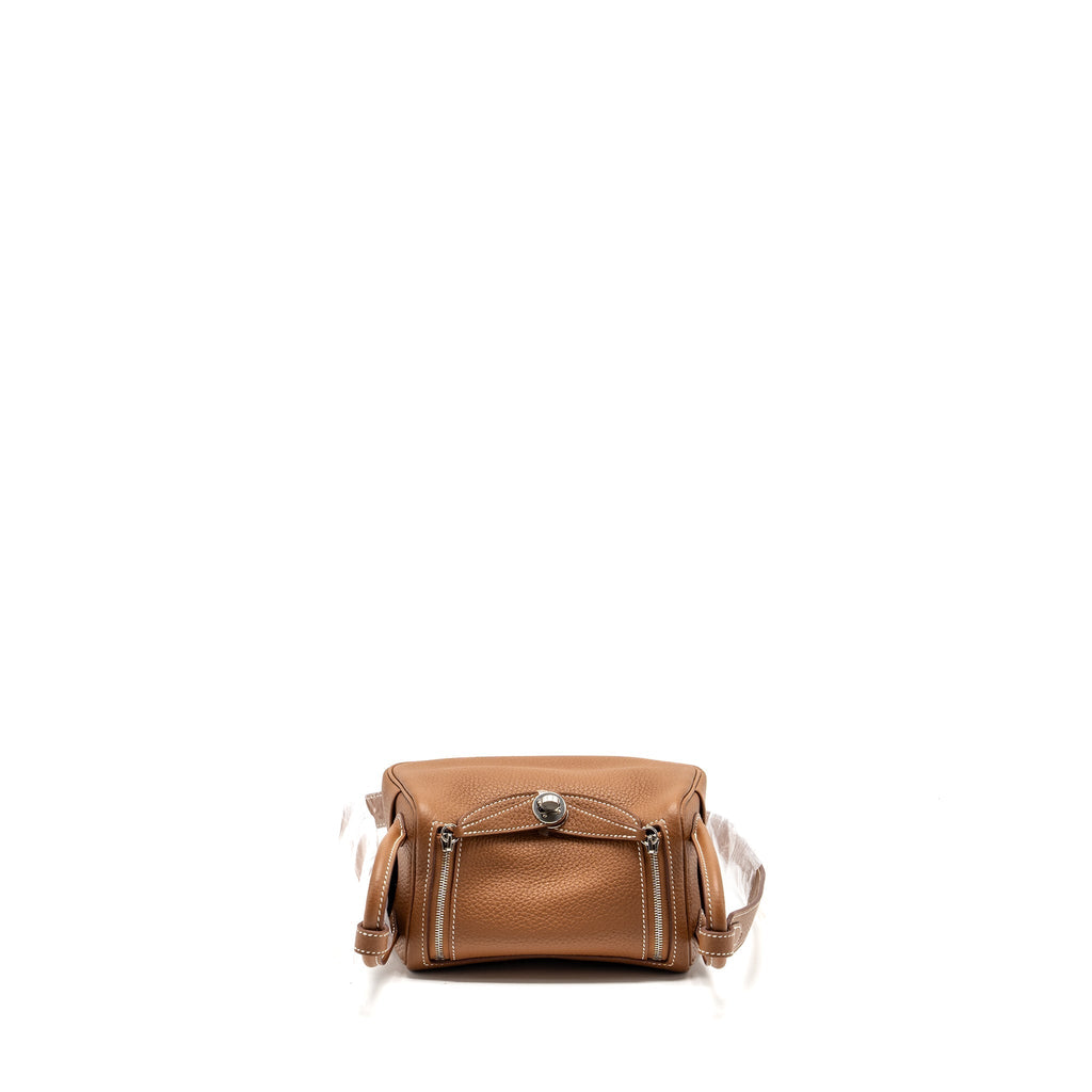 HERMES MINI LINDY CLEMENCE GOLD SHW