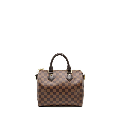 LOUIS VUITTON SPEEDY BANDOULIERE 25 DAMIER EBENE GHW