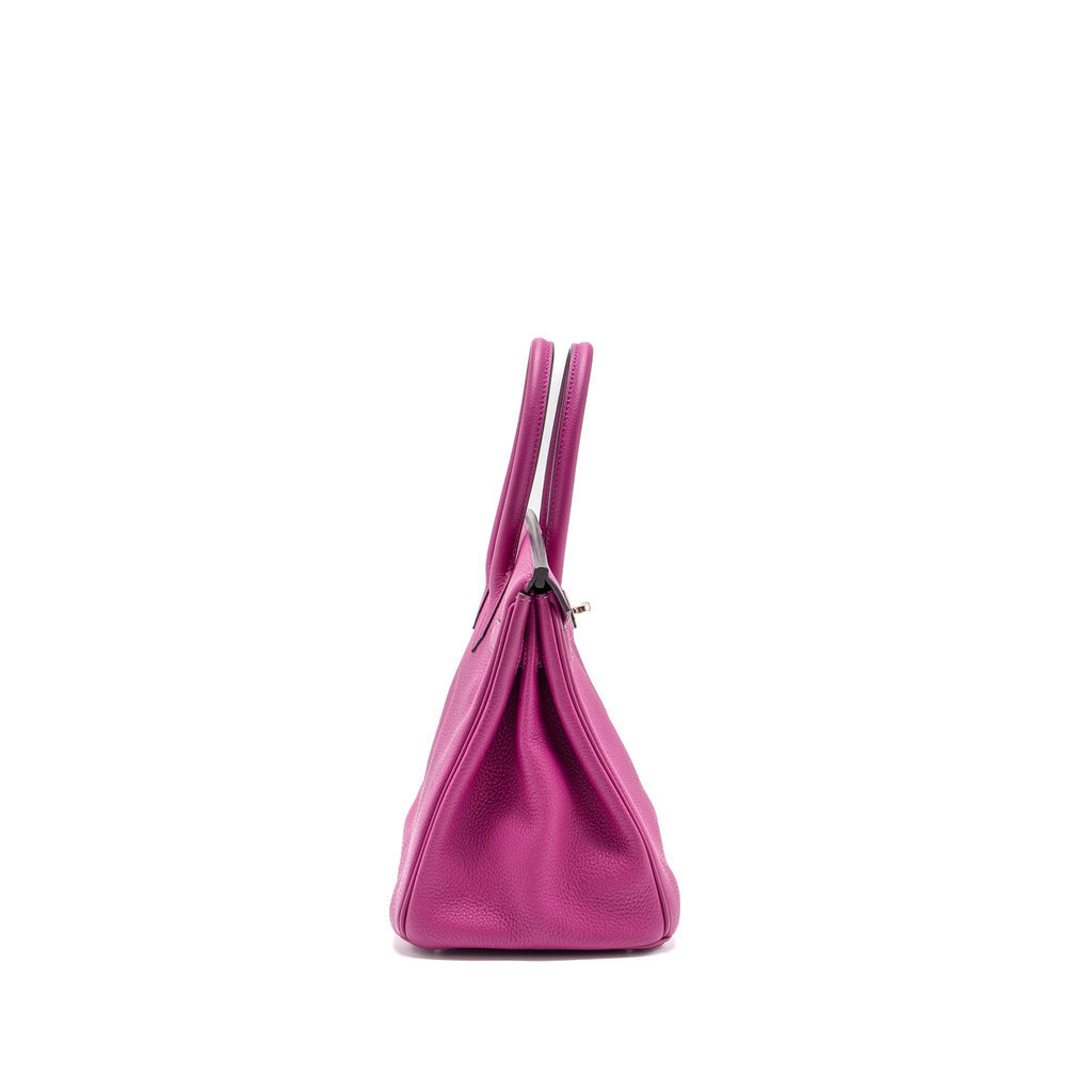 HERMES BIRKIN 30 TOGO ROSE POURPRE SHW