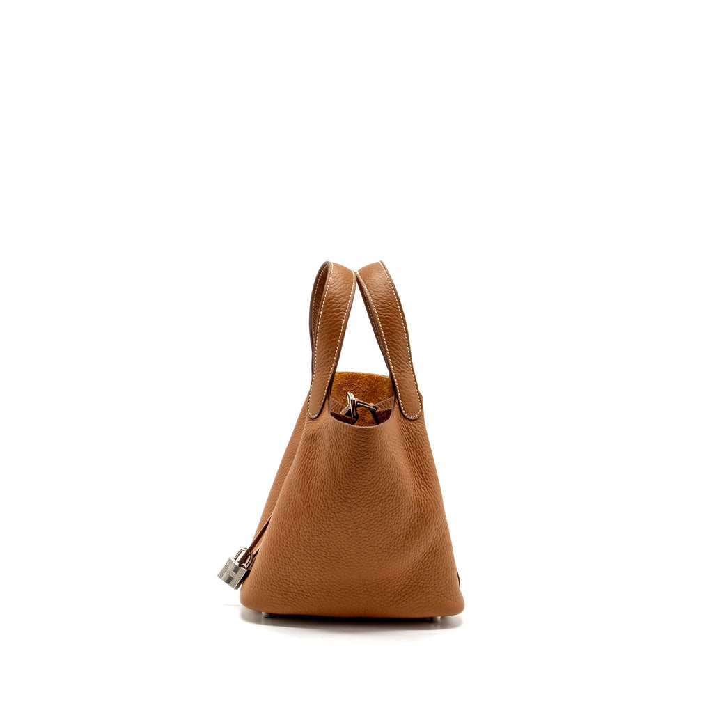 HERMES PICOTIN 18 LOCK BAG CLEMENCE GOLD SHW
