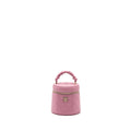 CHANEL TOP HANDLE VANITY CASE LAMBSKIN PINK LGHW