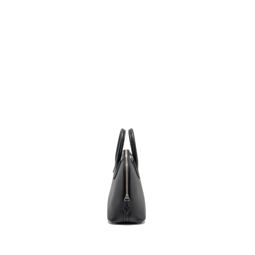 HERMES MINI BOLIDE 1923 CHÈVRE MYSORE BLACK SHW