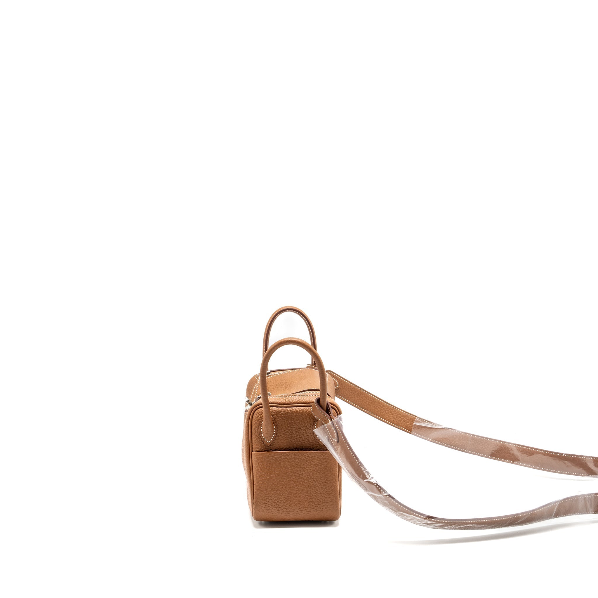 HERMES MINI LINDY CLEMENCE GOLD SHW