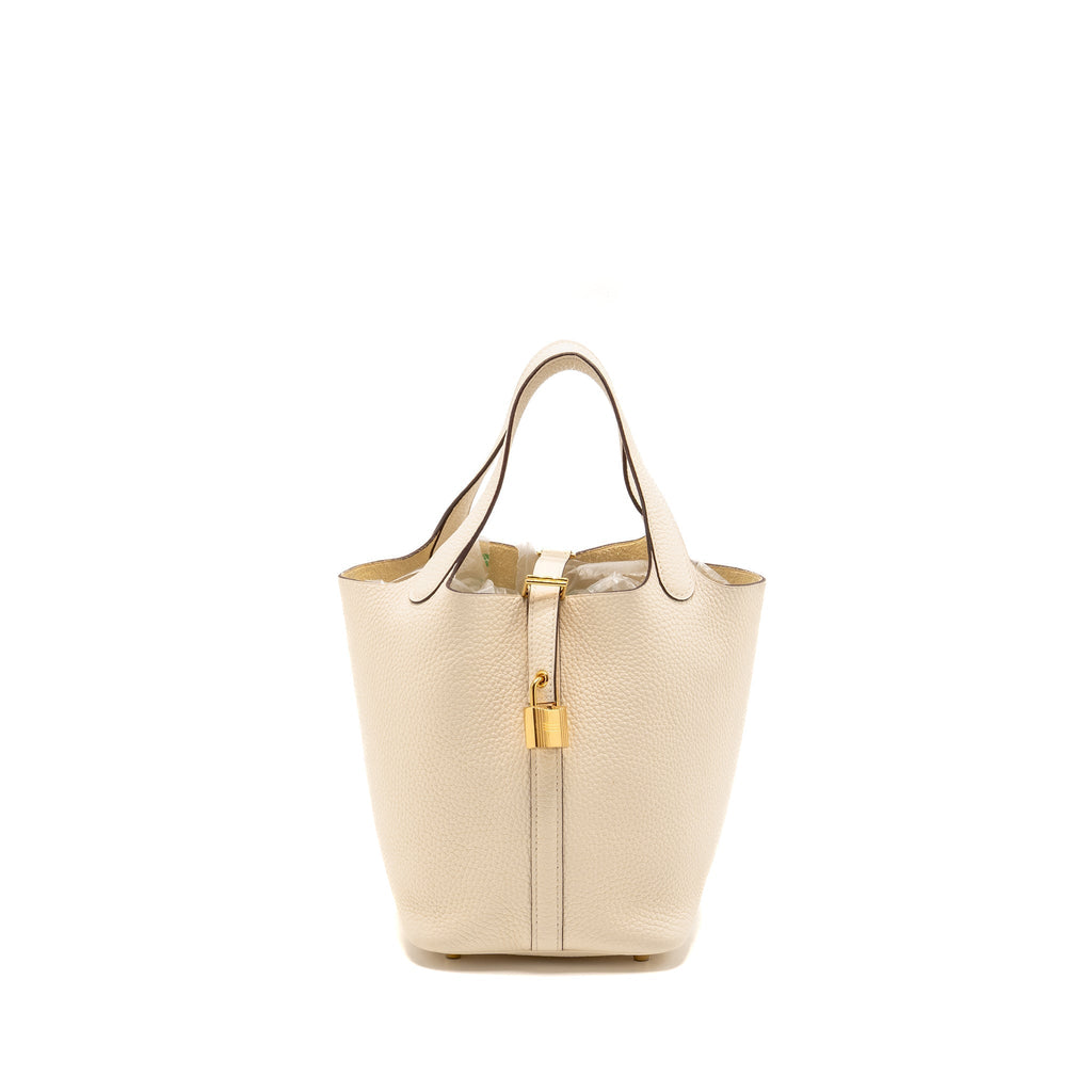 HERMES PICOTIN 18 LOCK BAG CLEMENCE NATA GHW