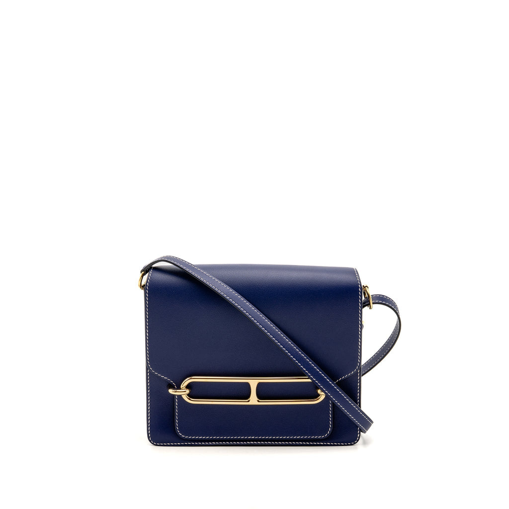 HERMES ROULIS 23 ALLEGRETTO BLUE ENCRE LGHW