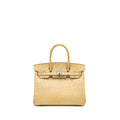 HERMES BIRKIN 30 OSTRICH 3C PARCHEMIN SHW