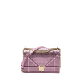 DIOR DIORAMA BAG METALLIC PINK LGHW