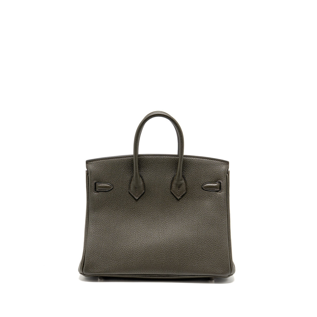 HERMES BIRKIN 25 TOGO VERT DE GRIS SHW