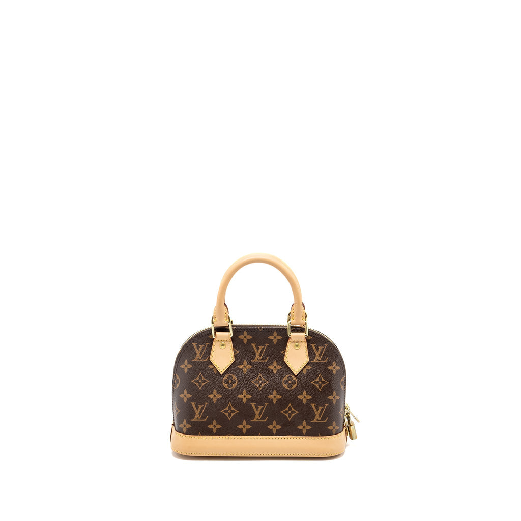 LOUIS VUITTON ALMA BB MONOGRAM CANVAS GHW