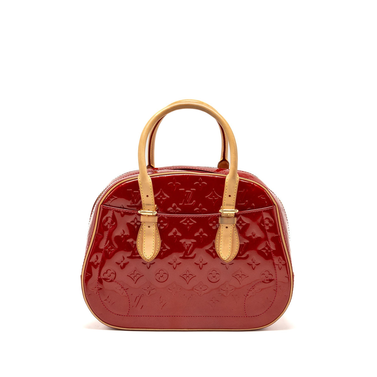 LOUIS VUITTON TROUVILLE PATENT LEATHER RED GHW