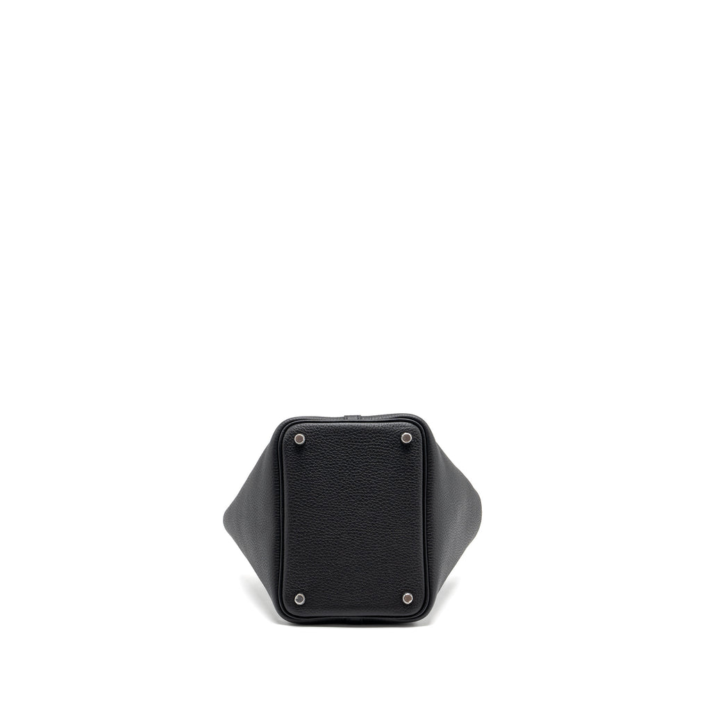 HERMES PICOTIN 18 LOCK BAG CLEMENCE BLACK SHW