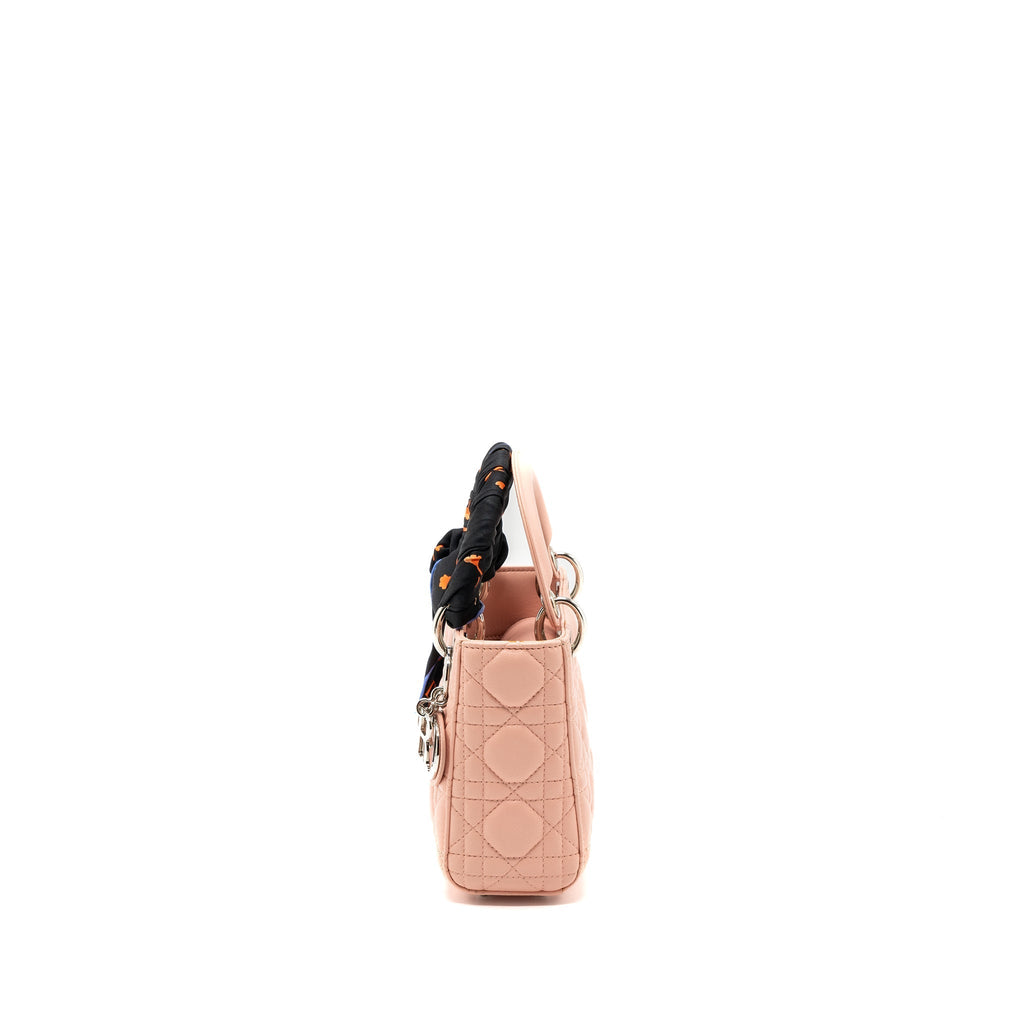 DIOR MINI LADY DIOR LAMBSKIN LIGHT PINK SHW