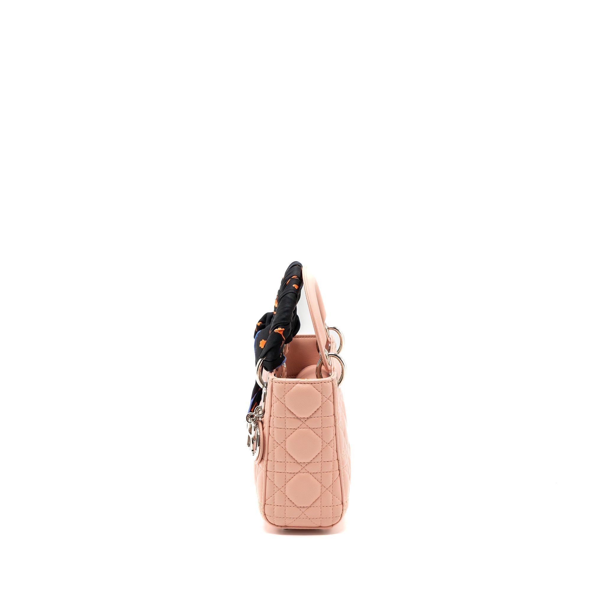 DIOR MINI LADY DIOR LAMBSKIN LIGHT PINK SHW