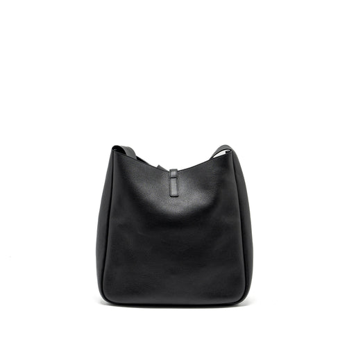 SAINT LAURENT/YSL LE 5 A 7 SUPPLE LARGE SMOOTH CALFSKIN BLACK GHW
