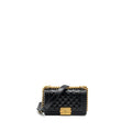 CHANEL SMALL BOY BAG CAVIAR BLACK GHW (MICROCHIP)