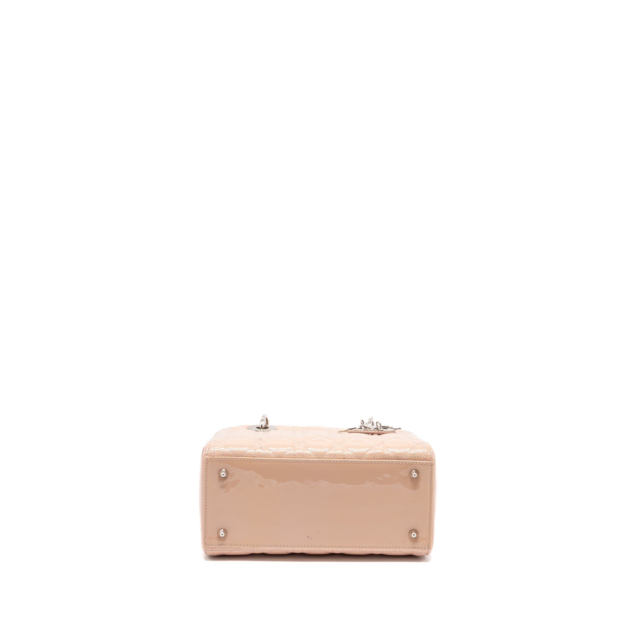 DIOR MEDIUM LADY DIOR PATENT PINK SHW