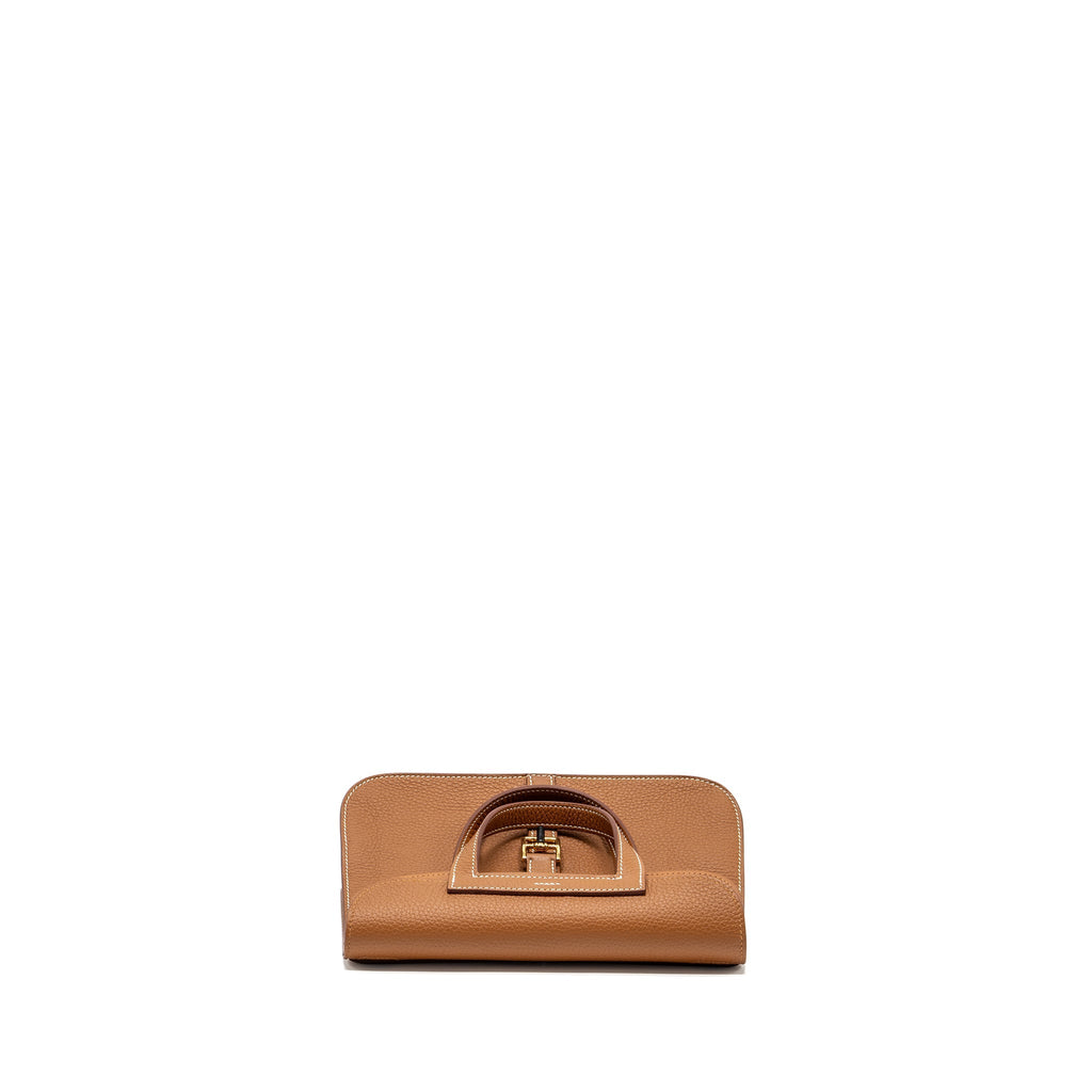 HERMES HALZAN 25 CLEMENCE GOLD GHW