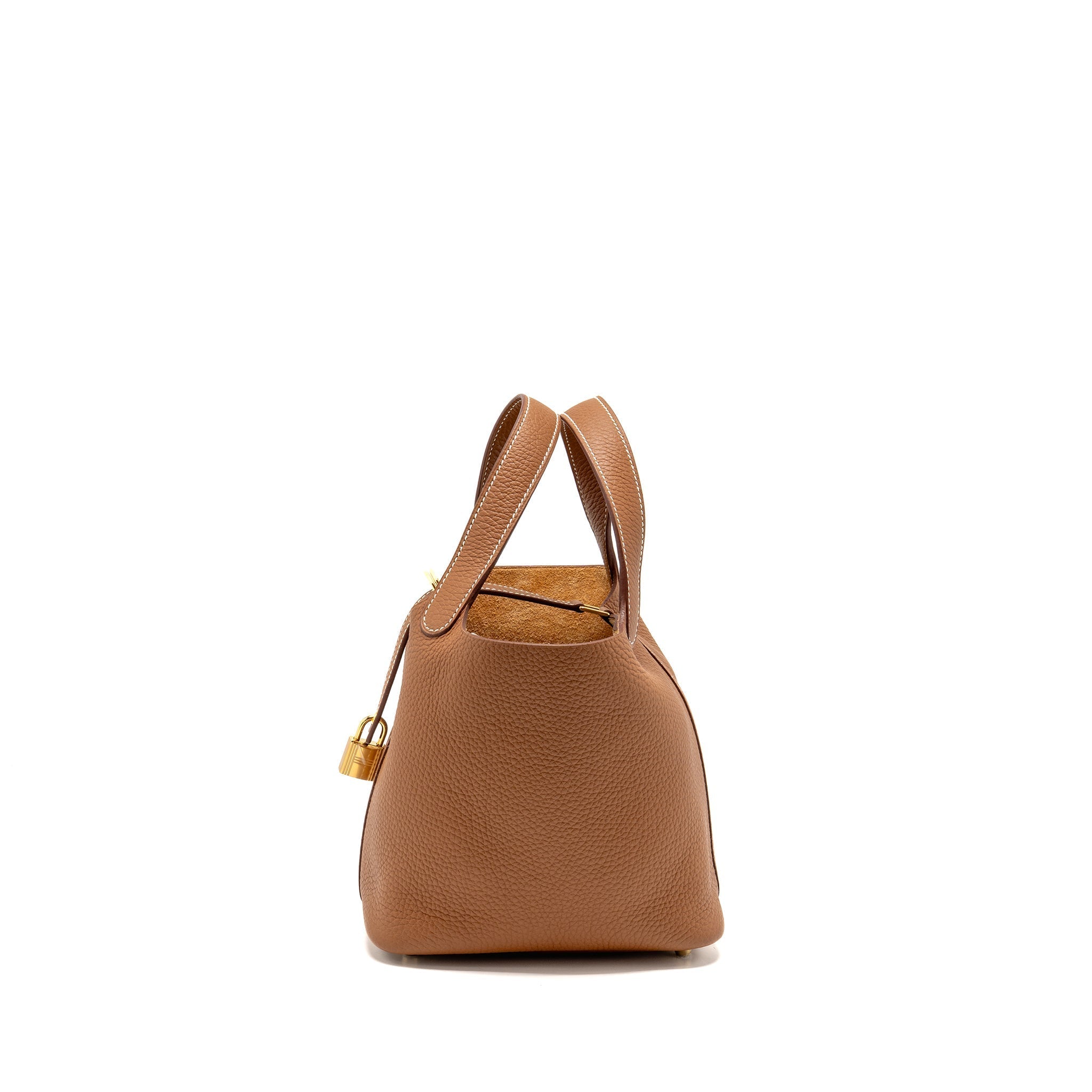 HERMES PICOTIN 18 LOCK BAG CLEMENCE GOLD GHW