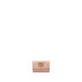 CHANEL 19 CARD HOLDER LAMBSKIN LIGHT PINK GHW (MICROCHIP)
