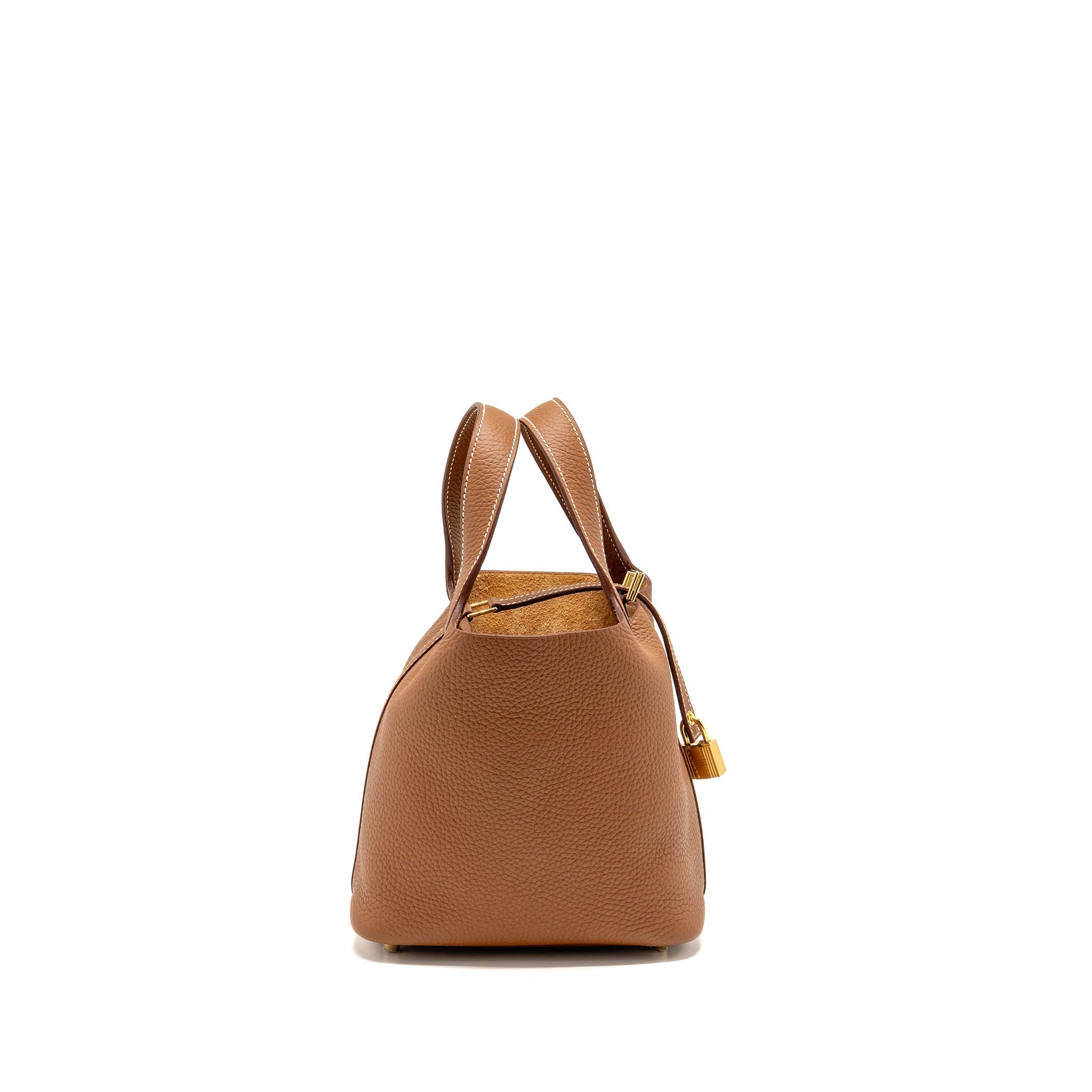 HERMES PICOTIN 18 LOCK BAG CLEMENCE GOLD GHW