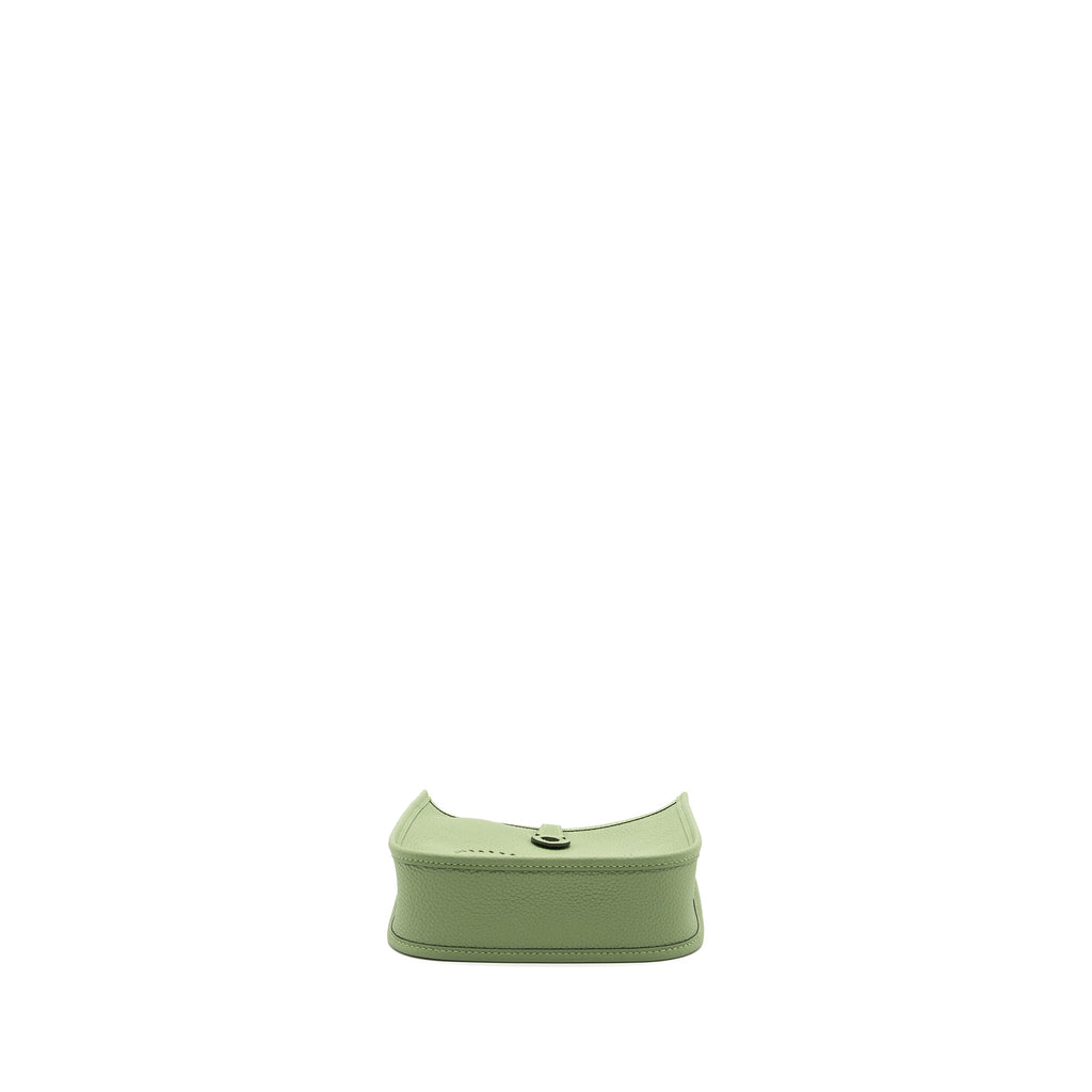 HERMES MINI EVELYN CLEMENCE VERT CRIQUET SHW