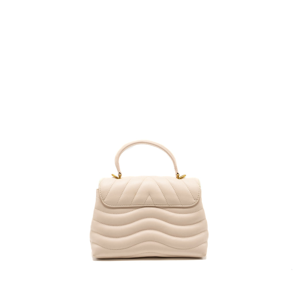 LOUIS VUITTON HOLD ME NEW WAVE BAG CALFSKIN IVORY GHW