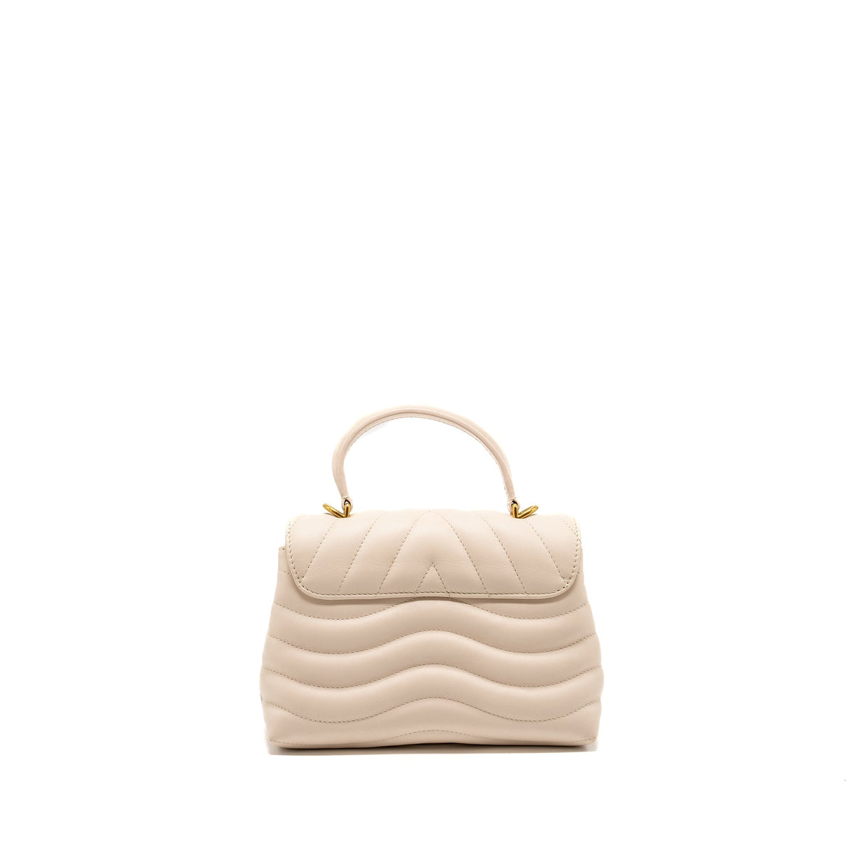 LOUIS VUITTON HOLD ME NEW WAVE BAG CALFSKIN IVORY GHW