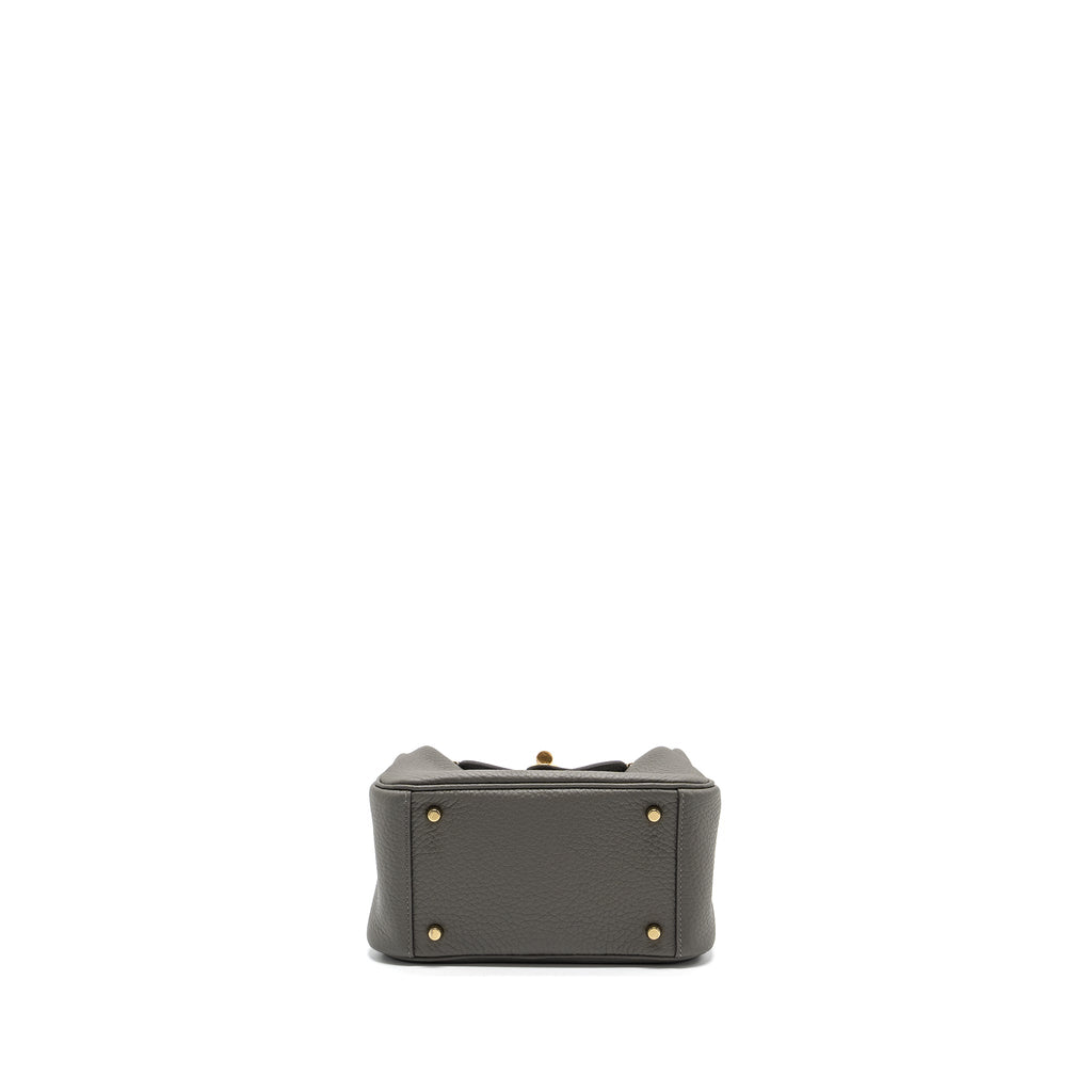 HERMES MINI LINDY CLEMENCE GRIS MEYER GHW
