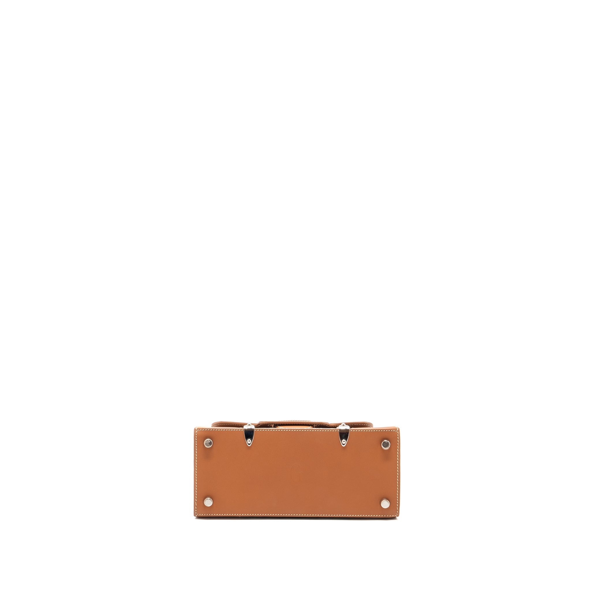 GOYARD MINI STRUCTURE SAIGON BAG CANVAS/CALFSKIN BLACK/TAN SHW