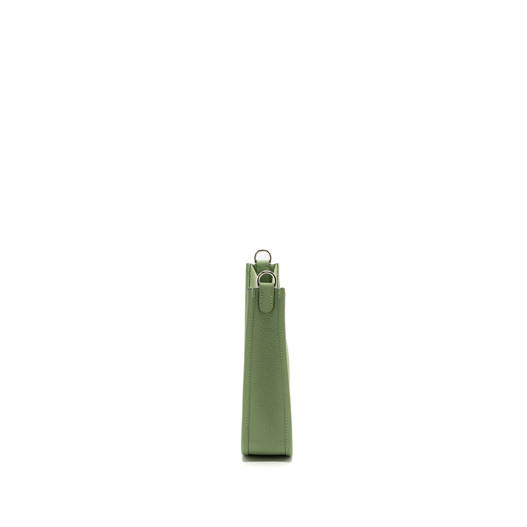 HERMES MINI EVELYN CLEMENCE VERT CRIQUET SHW