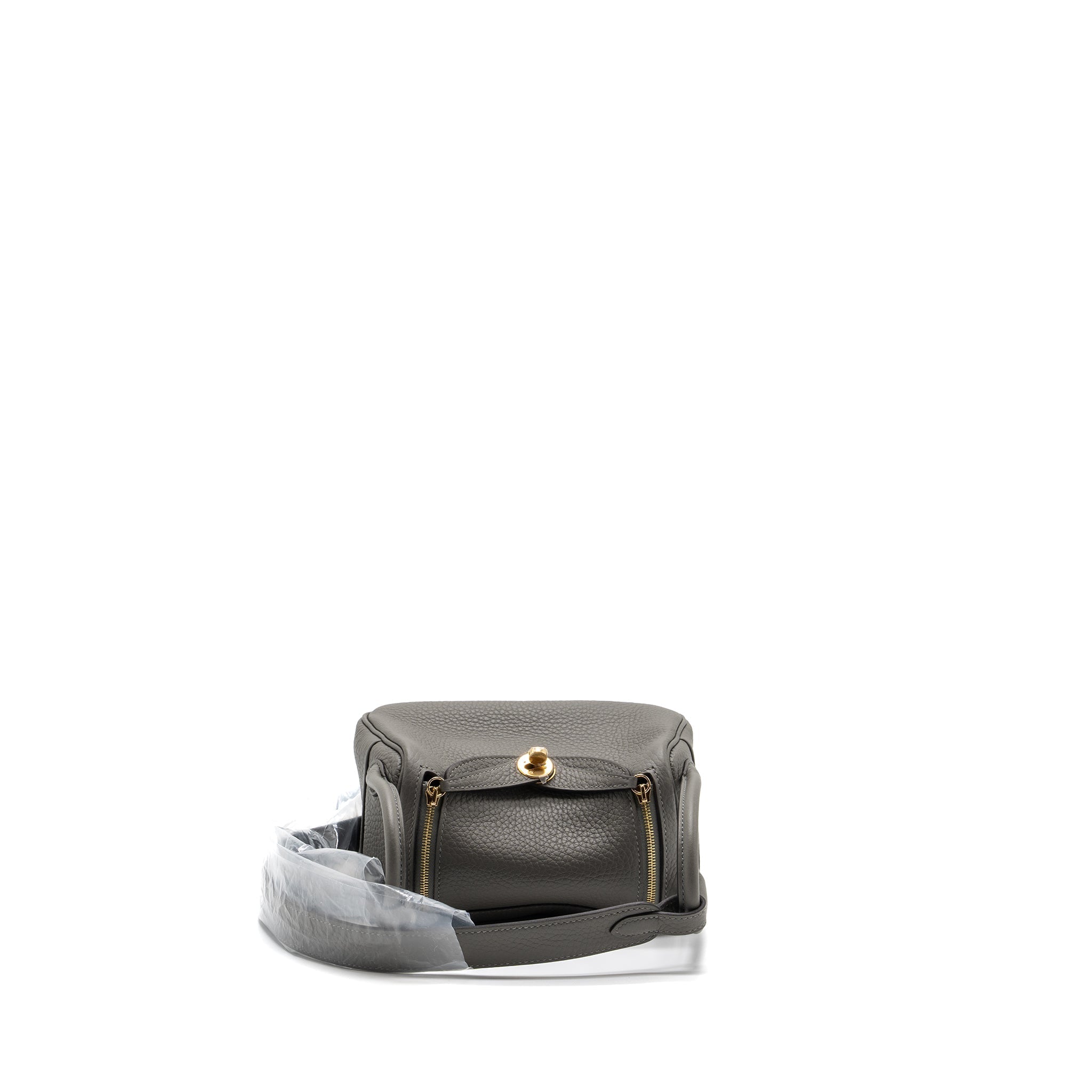HERMES MINI LINDY CLEMENCE GRIS MEYER GHW